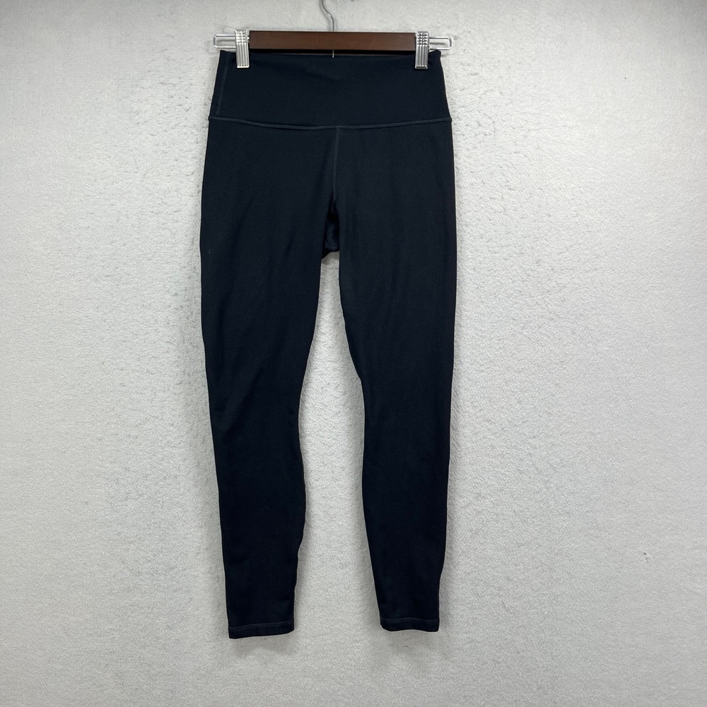 Fabletics Leggings Womens 2 Black PowerHold High Waisted Activewear Athleisure